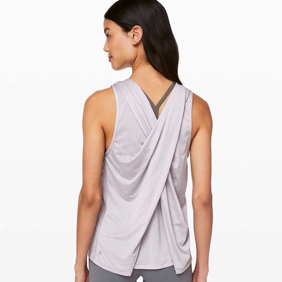 lululemon athletica Tops - EUC Lululemon Soul Stride Tank Iced Iris Size 6
